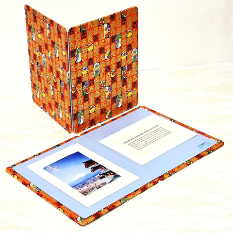 Happiness & Longevity Greeting Card & Standing Double Photo Frame