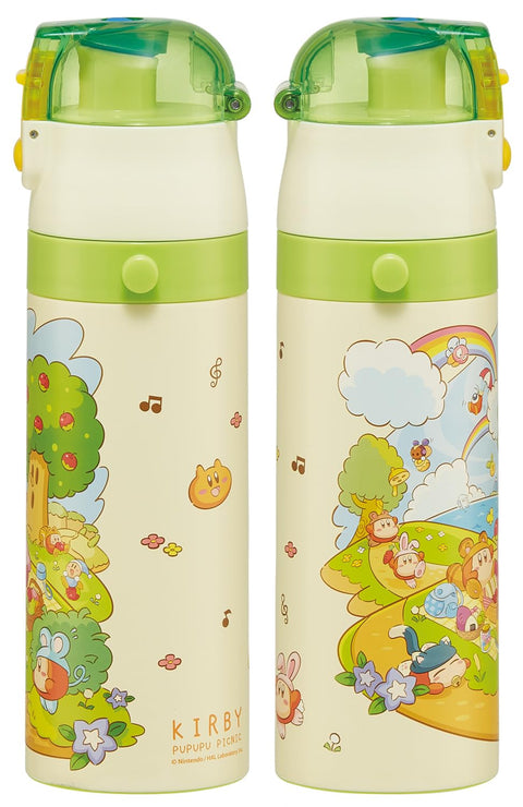 Skater SKDC4 Super Lightweight Compact 2-Way Stainless Steel Bottle, 16.5 fl oz (470 ml), 15.2 fl oz (430 ml), Picnic, Lunch Goods, Skater