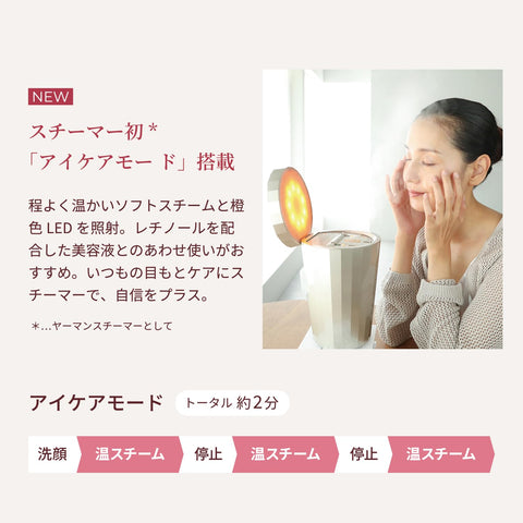 YJSB0N3 Yerman Steamer Photo Care & Hydro Lotion Set of 2 (Official Store Limited Set) Facial Device Face Steamer Beauty LED