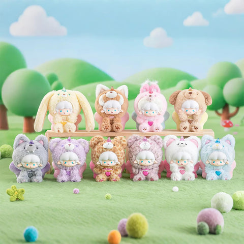 TOP TOY Gyun Big Tailed Critter Crew 毛绒玩具 系列【1件】Gachachachacha 百叶窗 盒装 手办 高级 玩具 Sofubi 原创 角色 生日礼物