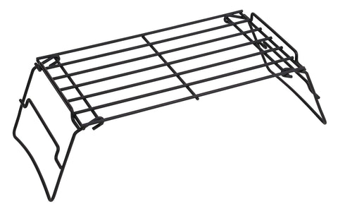Captain Stag UG-3260 Camping Barbecue 2-Way Bonfire Gotoku Wide Net (Compatible with Bonfire Stands, Stoves, and Grills), Removable Legs, Black