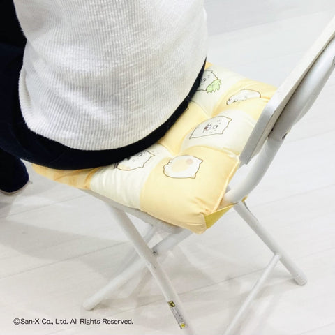 MoriPilo 쿠션 의자 쿠션 쿠션 San-X 스밋코 구라시 고양이 학교 어린이 쿠션 옐로우 30x30x7cm 두꺼운 학교 유치원 아동 용품 귀여운 캐릭터 베개 모리시타