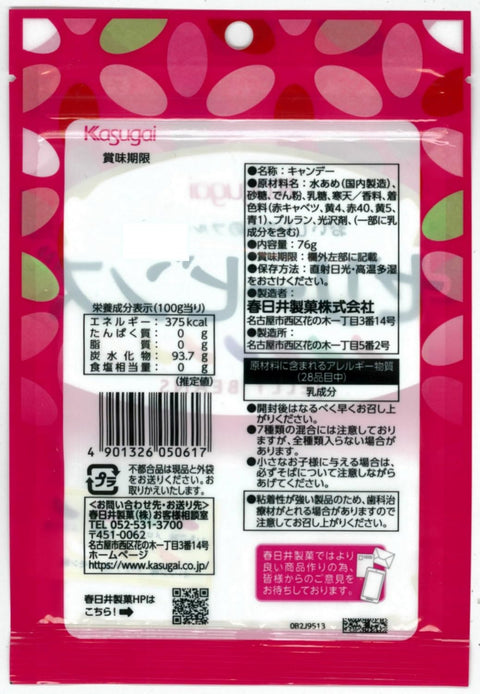 春日井製菓 R果凍賓斯 76克×12袋