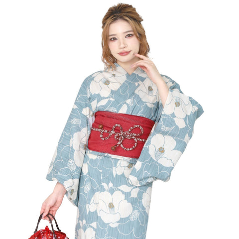 Fuuka Two-Part Separate Yukata, Single Item, For Women, Adult, One Size Fits All