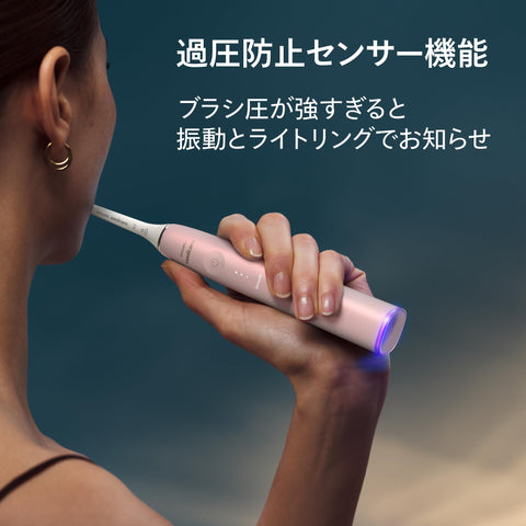 Philips Sonicare 9900 Prestige Electric Toothbrush (Premium All-in-Brush Head/USB Charger & Travel Case Included) HX9996/23 Pink [Amazon.co.jp Exclusive]