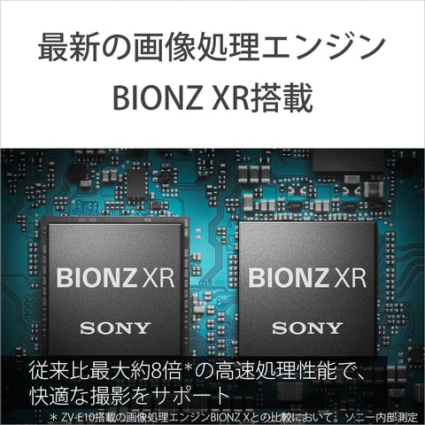 SONY(ソニー) Vlog用カメラ レンズ交換式VLOGCAM APS-C ミラーレス一眼カメラ ZV-E10M2 ボディ(レンズなし) ウィンドスクリーン付属 ブラック ZV-E10M2 BQ