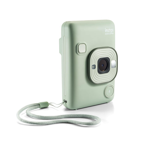후지필름 (FUJIFILM) 크리스마스 선물 새해 선물 체크 인스턴트 카메라/스마트폰 프린터 인스탁스 미니 리플레이 그린 & 인스탁스 미니 리플레이 카메라 케이스 그린