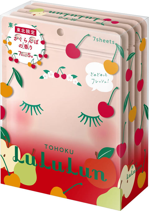 面膜 面膜 LuLuLulun 東北LuLulun (櫻桃香味) 7片×5袋