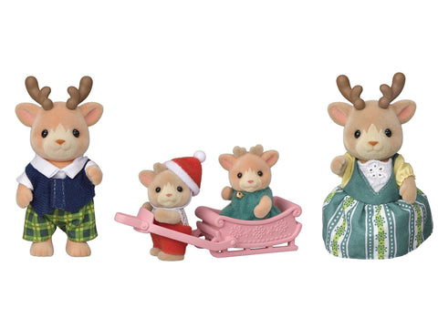 シルバニアファミリー 人形 【 トナカイファミリー 】 FS-44 STマーク認証 3歳以上 おもちゃ ドールハウス Sylvanian Families エポック社 EPOCH