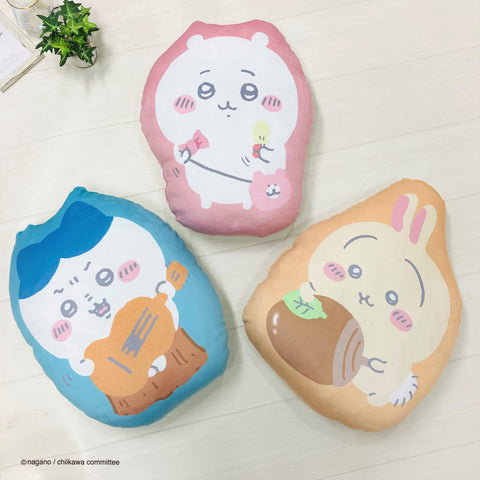 모리필로 바디 필로우, 치이카와 (다이컷 쿠션), 피부에 좋은 마이크로 패브릭 제품, 플러시 낮잠 베개, 핑크, 30x40x10cm, 캐릭터 필로우, 모리시타