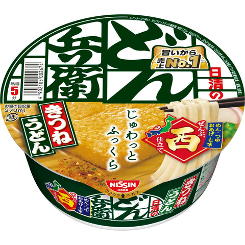 どん兵衛 狐狸烏龍麵 (西) 日清食品 杯麵 95克×12個