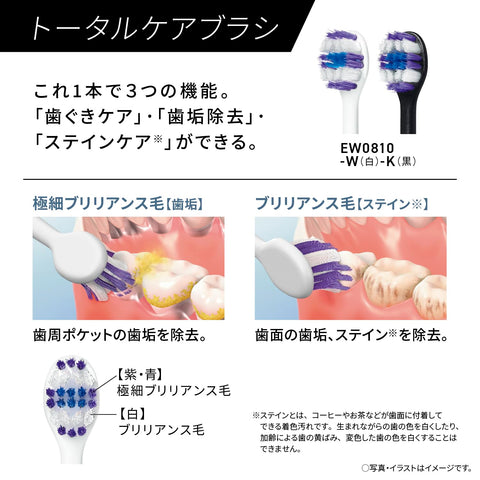 パナソニック 音波振動ハブラシ ドルツ 電動歯ブラシ USB充電 EW-DA48-A ディープネイビー