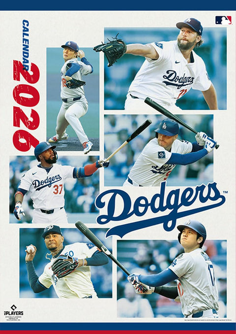 Ensky Dodgers 2026 Calendar B2 CL-555