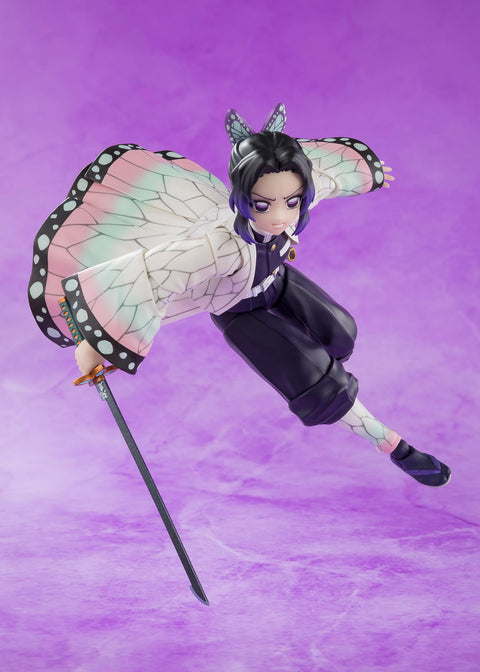 TAMASHII NATIONS S.H.Figuarts 鬼灭之刃 蝴蝶兰忍 约130毫米 PVC&ABS材质 已上色可动手办