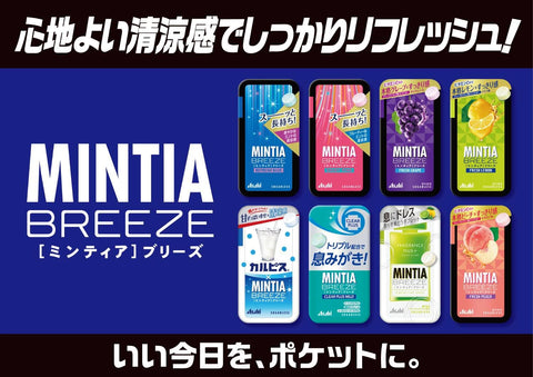 Asahi Group Mintia Breeze Refresh Blue, 30 Tablets x 8 Packs