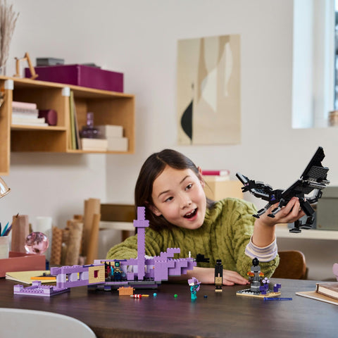 LEGO 樂高 我的世界 天使 龍與終局 玩具 禮物 積木 男孩 女孩 兒童 7歲 8歲 9歲 10歲 小學生 迷你手辦 My Craft 21264