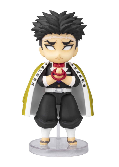 TAMASHII NATIONS Figuarts Mini Demon Slayer Gyomei Himejima Mini Figure, Approx. 3.9 inches (100 mm), PVC/ABS, Painted Action Figure
