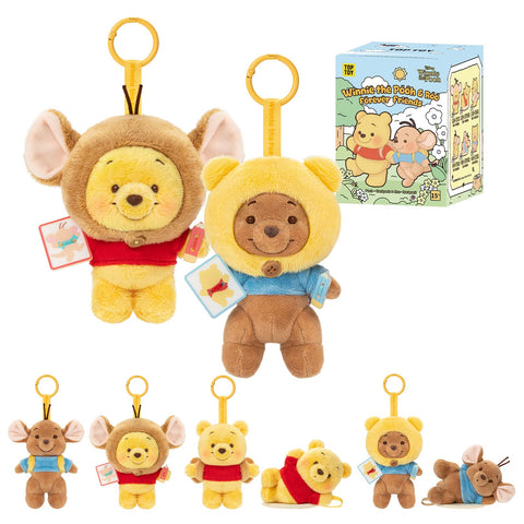 TOP TOY ディズニー(Disney) プーさんとルー「なかよし」ぬいぐるみ シリーズ【1ピース】ガチャガチャ ブラインド ボックス フィギュア プラモデル プレミアム おもちゃソフビ 誕生日 プレゼント Winnie the Pooh & Roo キャラクターコレクター向け