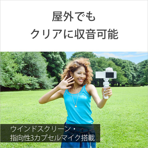 ソニー / Vlog用カメラ / VLOGCAM / デジタルカメラ / 動画 / 自撮り / ZV-1F / ボディ / ウィンドスクリーン付属 / 20mm F2.0 単焦点レンズ / ブラック / ZV-1F B