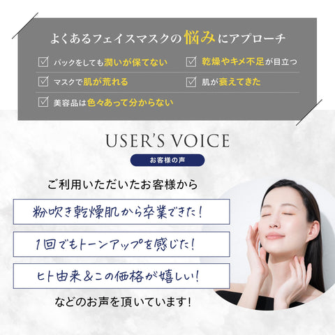 HUTEMCELL ヒト幹細胞 首まで フェイスパック (5枚入) 【美容サロン 韓美グループ プロデュース】 3日に1回 もっちり肌 ケア パック フェイスマスク 美容液 ヒューテムセル