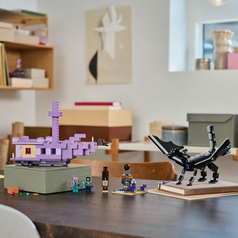 LEGO 樂高 我的世界 天使 龍與終局 玩具 禮物 積木 男孩 女孩 兒童 7歲 8歲 9歲 10歲 小學生 迷你手辦 My Craft 21264