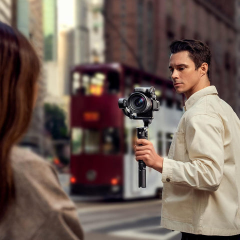 DJI RS 3 Mini 3軸ジンバル軽量スタビライザー ビデオカメラサポート(Canon/Sony/Panasonic/Nikon/Fujifilm向け) ジンバルカメラ 積載量（試験値）2 kg Bluetoothシャッター制御 縦向き撮影ネイティブ対応