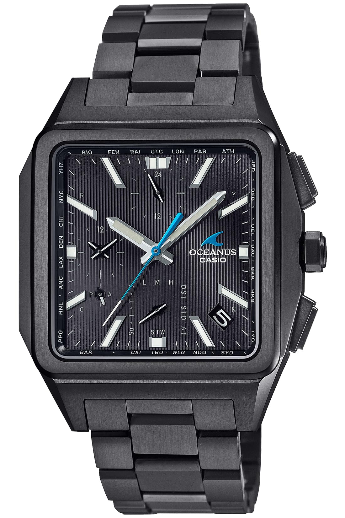 Casio OCW-T5000 Classic Line Watch Oceanus, Black, Bracelet Type