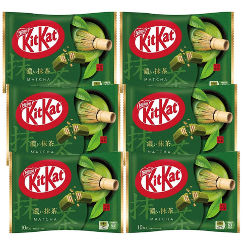 ネスレ キットカット 大人の甘さ 濃い抹茶 10枚入 6袋セット DBOX 個包装 チョコレート