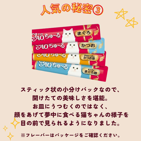 チャオ (CIAO) ちゅ~る 乳酸菌入り バラエティ 40本
