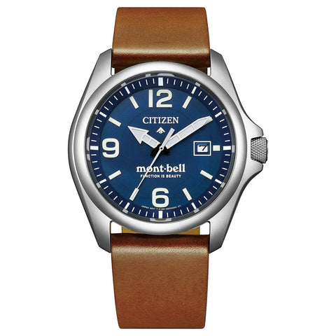 CITIZEN PROMASTER MONBELL x Citizen Collaboration Model Limited, brown leather/blue, sport