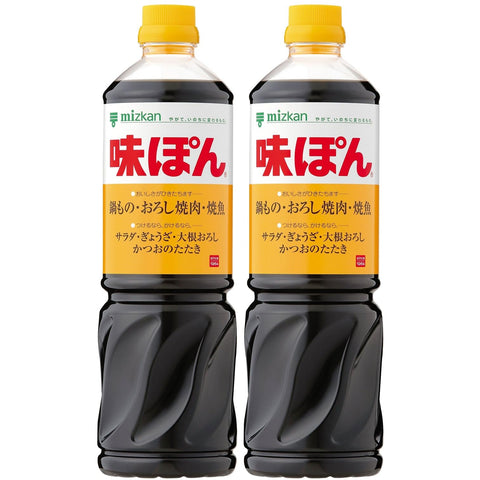 Mitsukan Ajibon 3.3 fl oz (1 L) x 2 Bottles, Ponzu Sauce