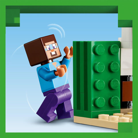 LEGO 乐高 我的世界 史蒂夫的沙漠探险 玩具 礼物 积木 男孩 女孩 儿童 5岁 6岁 7岁 8岁 小学生 My Crara 骆驼 21251