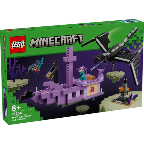 LEGO 樂高 我的世界 天使 龍與終局 玩具 禮物 積木 男孩 女孩 兒童 7歲 8歲 9歲 10歲 小學生 迷你手辦 My Craft 21264