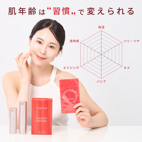 【美容サロン級】イヴィット パック 顔 フェイスパック 【7枚入】 シートマスク 個包装 高級パック エステ サロン専売 プレゼント プロテオグリカン コラーゲン セラミド