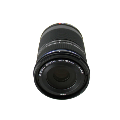 올림푸스 M.ZUIKO 디지털 40-150mm F4.0-5.6 R 블랙 텔레포토 줌 렌즈