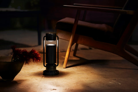 Canon Albos albos Light & Speaker, ML-A (Black) Spotlight Type Aluminum Speaker, Bluetooth Compatible, 360° Omnidirectional Sound, Shaved Aluminum, Smooth Movement, High Output LED