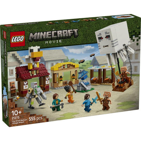 LEGO Minecraft 21273 Gust Village Assault Toy, Birthday Gift, Blocks, Boys, Girls, Children, 10, 11, 12 Years, Elementary School Students, Micra, Minecraft Game, Toy