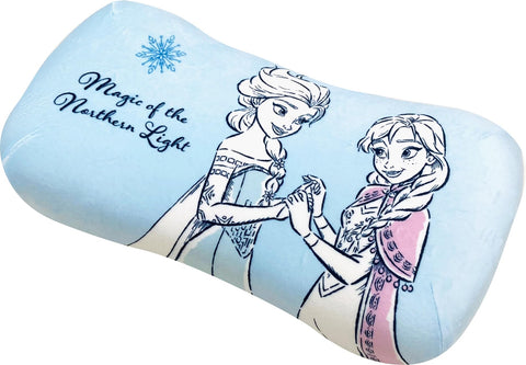MORIPiLO 森戀 低反彈枕頭 迪士尼 冰雪奇緣 15x31cm 腰墊 靠背 支撐 毛絨玩具 坐墊 迪士尼公主 人物 商品 藍色 4621335