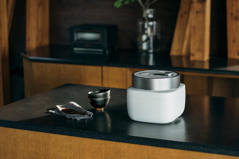 Balmuda The Gohan K08A-WH Electric Rice Cooker, 3 Cookers
