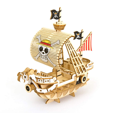 ki-gu-mi 連身裙 Going Merry 號 - 從小學生 到成人 都能享受 木製 3D 立體拼圖 DIY 工作套裝 - 男孩 女孩 的益智玩具 - 立體藝術 適合作為成人禮物 木製拼圖