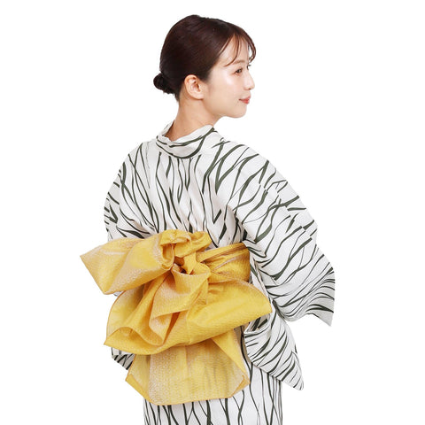 Fuuka X142333 Women's Yukata 2-Piece Set, One Size Fits All (Waist Belt, Made in Japan)