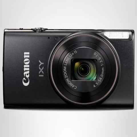 Canon IXY650 Compact Digital Camera, Black, 12x Optical Zoom, Wi-Fi Compatible, IXY650BK.