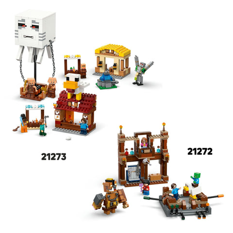 LEGO Minecraft 21273 Gust Village Assault Toy, Birthday Gift, Blocks, Boys, Girls, Children, 10, 11, 12 Years, Elementary School Students, Micra, Minecraft Game, Toy