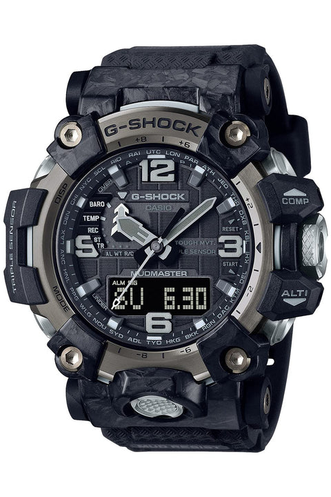 Casio GWG-2000 Series MUDMASTER Radio Solar Wristwatch, Black, 1 piece, Radio watch
