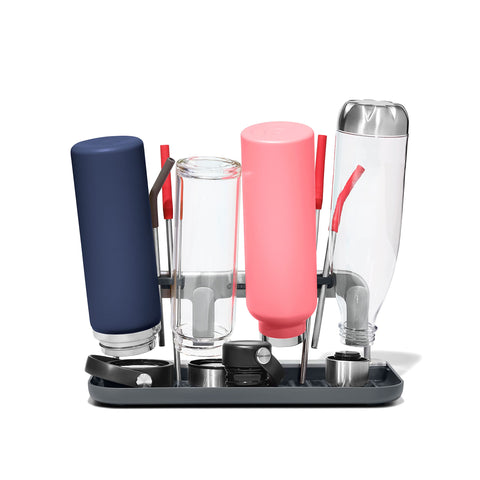 OXO Collapsible Colander Rack Bottled Line Rack Convenient for Water Bottles and More