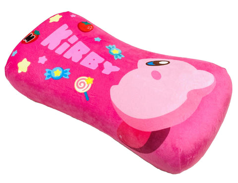 MORIPiLO 4621542 Kirby Memory Foam Pillow, 6.3 x 13.0 x 3.1 inches (16 x 33 x 8 cm), Lumbar, Backrest, Support, Plush Pillow, Character, Goods, Suikomi, Pink