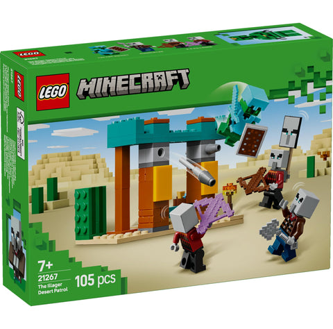 レゴ(LEGO) マインクラフト 邪悪な村人の砂漠パトロール おもちゃ 玩具 誕生日 プレゼント ブロック 男の子 女の子 子供 7歳 8歳 9歳 小学生 ゲーム 21267