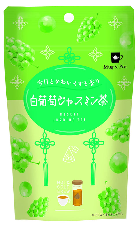 머그&팟 (Mug&Pot) 도쿄 티 트레이딩 화이트 그레이프 자스민 티 6P x 3봉지