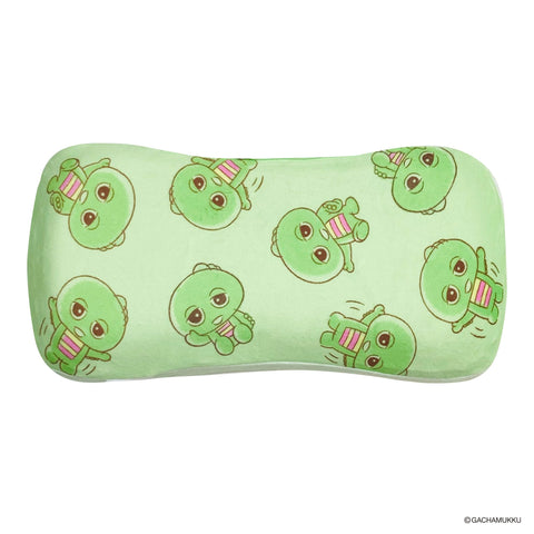 MORIPiLO Morishita 低反彈枕頭 兒童 成人通用 扭蛋 綠色 15x31厘米 毛絨玩具 靠墊 抱枕 飄逸 毛球鑰匙 角色商品 4621419
