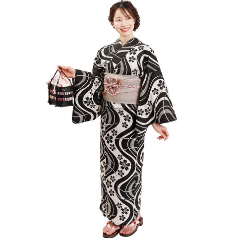 Fuuka 浴衣 女士 套裝 2件套 成人 均碼
